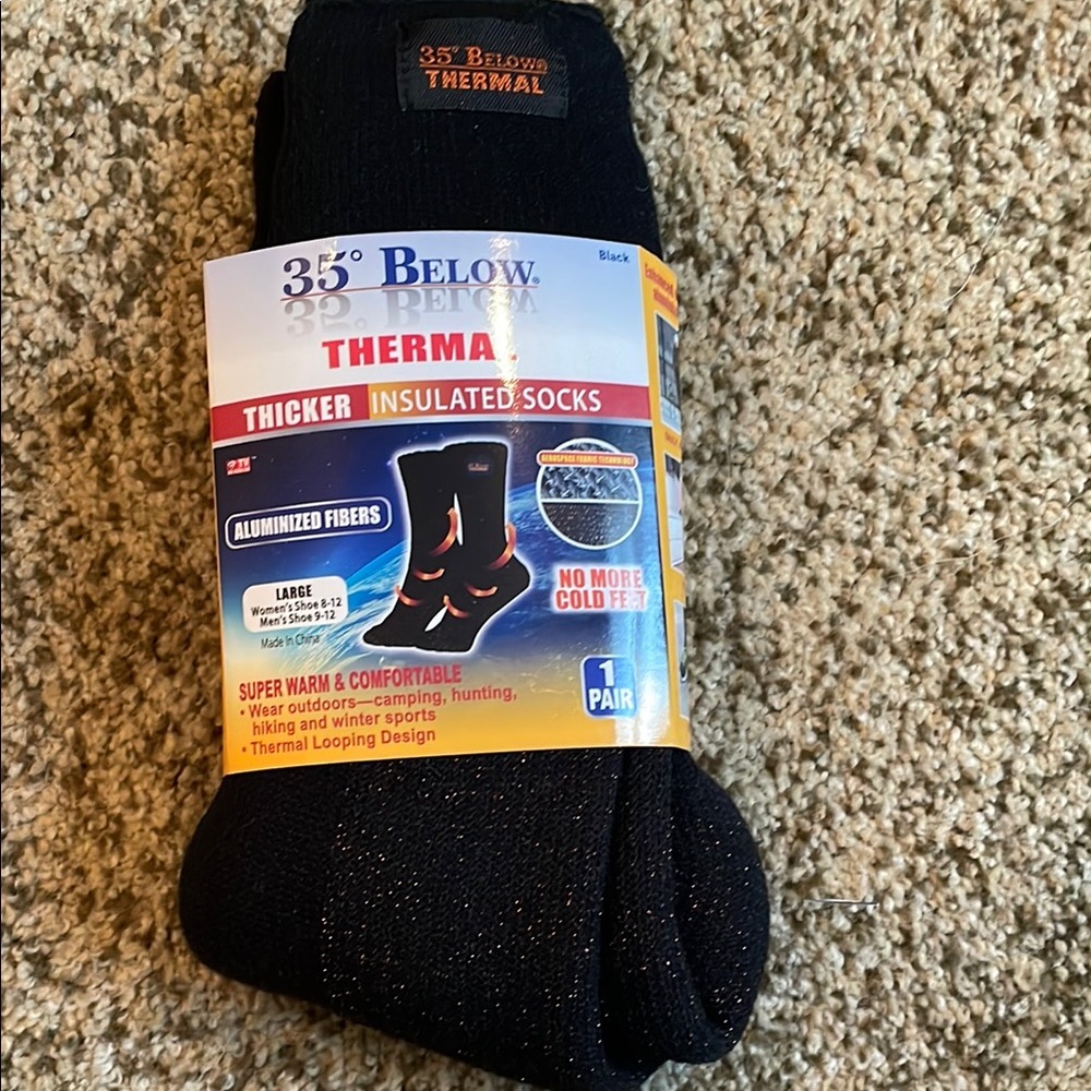 Black Casual Crew Socks 1-pair